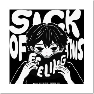 Sick of this Feeling | GothicCat Posters and Art